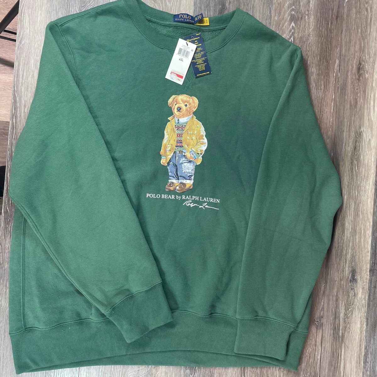 Polo bear cheap crewneck sweater