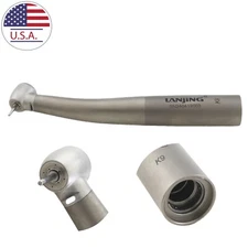 LANJING Dental Kavo 8000B High Speed Handpiece Fiber Optic LED Turbine Titanium