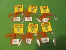 1) BAG OF 6 STRIKE KING SPINNERBAIT 3/8OZ RED COLOR. ( MAPRO38CW-69 ).