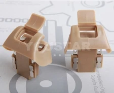 US STOCK X2 Cream Beige Sun Visor Clips for Mercedes R129 SL Class SL500 SL320
