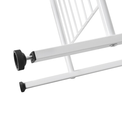 ENUMAIL T-Form Kleiderständer Aus Metall - Moderner Garderobenständer Mit Steinsockel