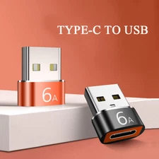 6A Type C To USB3.0 OTG Adapter USB C Female ToUSB Male OTG Converter Connector✔