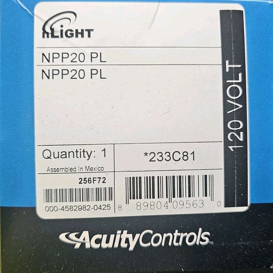 nLight NPP20 PL 120V Plug Load Control Power Pack Sensor Switch Acuity Controls