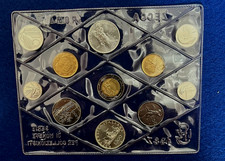 SERIE DIVISIONALE 1987 11 VALORI CON ARGENTO FDC 500 Lire Argento