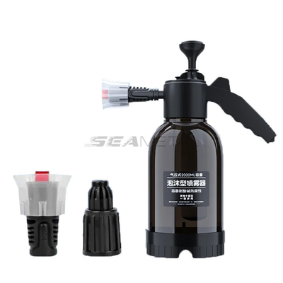 #ad 2L Hand Pump Foam Sprayer Pneumatic Washer Foam Snow Foam High Pressure Car Wash $23.81