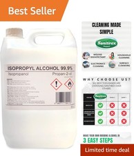 5L Bottle of 99.9% Isopropyl Alcohol - Ideal for Cleaning, Electronics & Safety