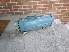 Vintage 1950s Electrolux Canister Vacuum Blue Chrome Model L WORKS
