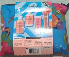 SheaMoisture Coconut Hibiscus Curl Shine Travel Set 4pc w/ Pouch