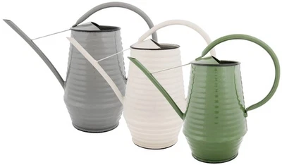 Gießkanne degawo 0,94 L en Zinc, Version assortie beige/gris/vert - Photo 1/4