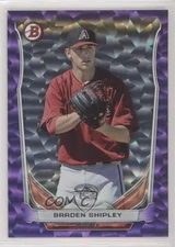 2014 Bowman Draft Top Prospects Purple Ice /99 Braden Shipley #TP-17