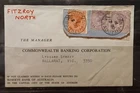INTERESTING COVER COMMONWEALTH BANKING CORP., 1970 WITH VICTORIA STATE STAMPS.