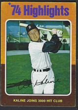 1975 Topps Baseball #4 Al Kaline 