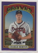 2021 Heritage High Number Hot Box Chrome Purple Refractor Charlie Morton c4q