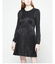 & Other Stories black dress size 10 heart print cocktail party Valentine's 