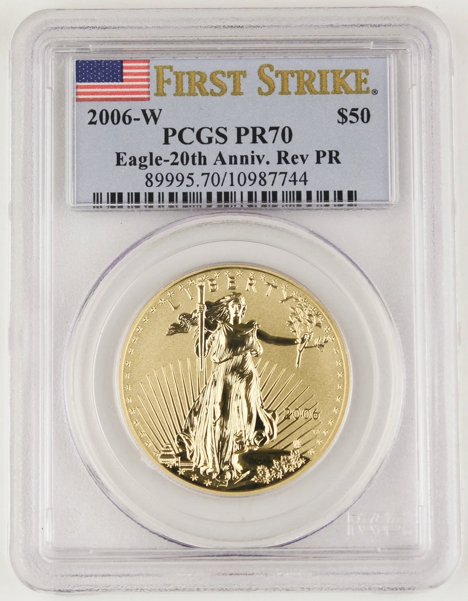 American Eagle 1 oz Precious Metal Content per Unit 2006 Gold