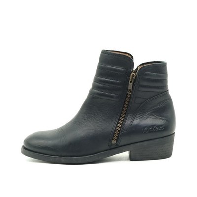 Kickers Damen Stiefelette Schwarz Leder Knöchelhoch Classic Stiefeletten EU 36