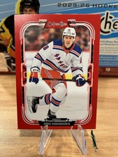 2025-26 O-Pee-Chee Red Border Parallel Urho Vaakanainen #488 OPC Rangers