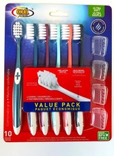 Ultra Soft Toothbrushes Value Pack, 6 6 Count Pack of 1 , Multicolor