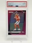 🔥 Panini Prizm 2024 Bo Nix #309 Pink Prizm Rookie PSA 8 Denver Broncos NFL 💎