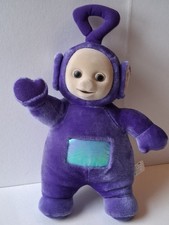 Vintage Teletubbies Tinky Winky Large 17" Plush Toy, Ragdoll, Tomy, 1996, VGC