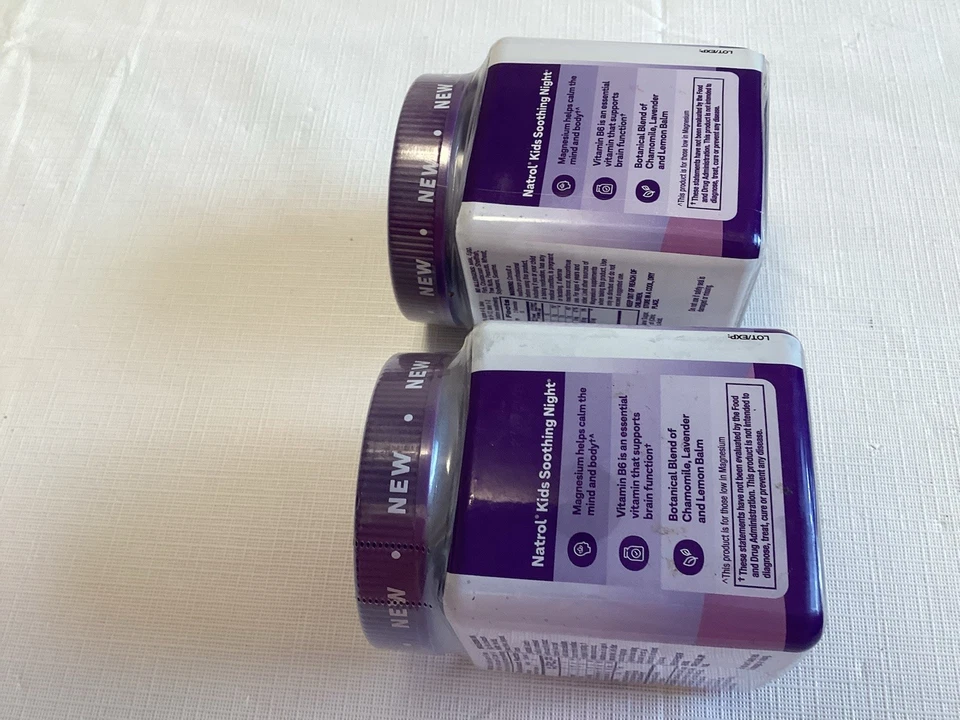 Natrol Kids успокаивающие ночные жевательные резинки со вкусом ягод детские снотворное срок годности 2-26 - Изображение 3 из 4