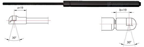 METZGER 2110341 Gas Spring, boot/cargo area for AUDI