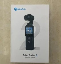 Feiyu Pocket2 4K60 Action Camera + 3-Axis Gimbal Stabilizer Light Vlog Kit
