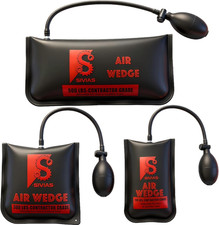 3 Air Wedge Inflatable Bag Pump Lockout For Automotive Car Door Professional Kit