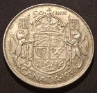 1950 Canada 50 Cents Half Dollar - George VI