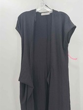 ASTR Black Size Small Wrap Maxi Short Sleeve Dress