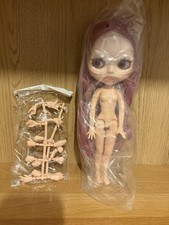 Blythe Doll 1/6 Jointed Body 30cm for DIY Custom Extra Hands Colour Change Eyes