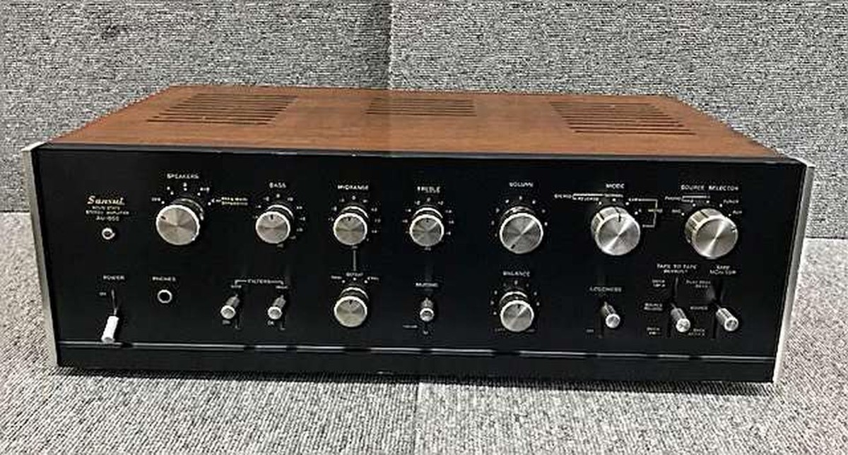Sansui AU-888 Integrated Amplifier 45W Stereo Vintage Wood Case