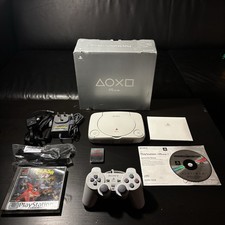 Sony PSone (SCPH-102) Bundle - Controller, 2x Games, Demo Disc & Memory Card