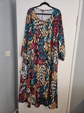 ladies Shein colourful dress plus-size