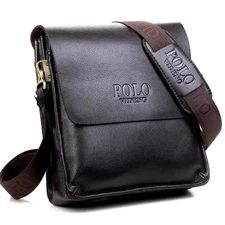 Crossbody Men's Messenger Bag Leather PoloS Handbags Shoulder Travel Bags