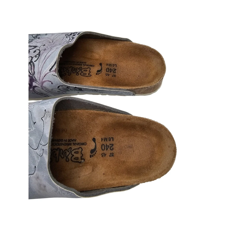 Женские сабо Birki's Birkenstock викторианские с цветочным рисунком фиолетовые волшебные размер ЕС 37 США 6 - Изображение 3 из 4