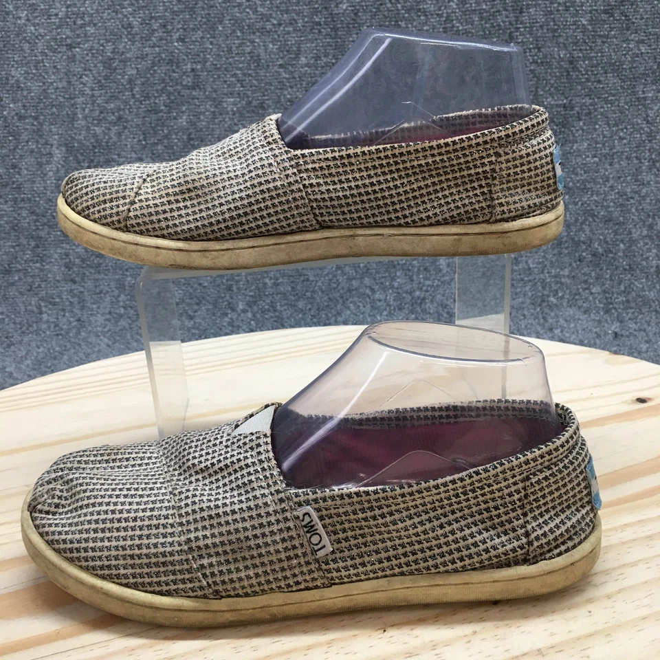 Toms Shoes Youth 5 Alpargata Slip On Multicolor Casual Comfort Low Top Round Toe - Image 3 of 4