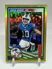 KHALIL SHAKIR Bills 2025 Score Football GOLD ZONE holo #/50 BILLS SSP