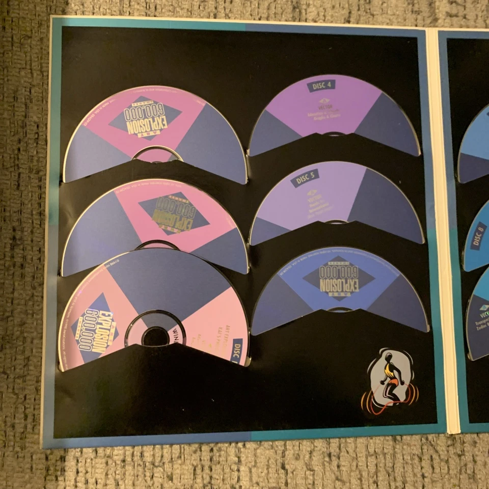 Windows ART EXPLOSION 600,000 Images Nova Clip Art 29 Discs ONLY. ALL DISC THERE - Image 3 of 4