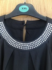 Shein Ladies Size 2xl Black Halter Neck Dress T1332
