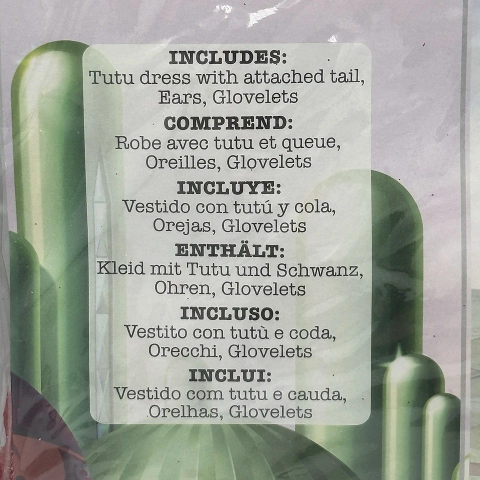 O Mágico de Oz Leão Covarde Pequeno 4-6 Fantasia Infantil Tutu Rubie's NOVO - Imagem 3 de 4