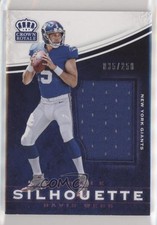 2017 Panini Preferred Jumbo Rookie Silhouette Jerseys Pink 35/250 Davis Webb fl4