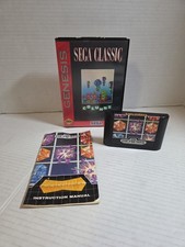 Columns (Sega Genesis, 1990) Cartridge, Manual and Case 