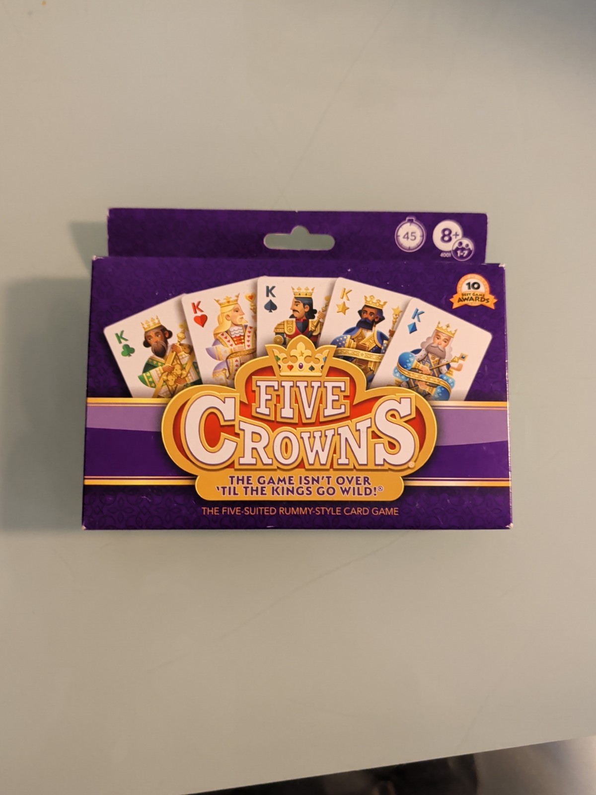 Five Crowns — The Game Isn't Over Until the Kings Go Wild! — 5 Suited Rummy-S...