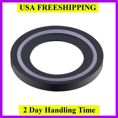 Solid Brass Bathroom Vessel Sink Mounting Ring, Matte Black