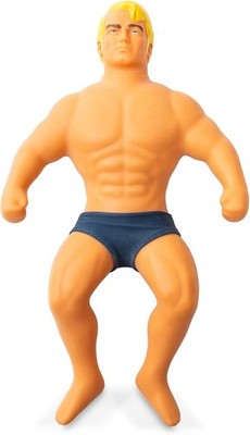 Basic Fun Stretch Armstrong große 10 Zoll Retro Actionfigur super dehnbares Spielzeug