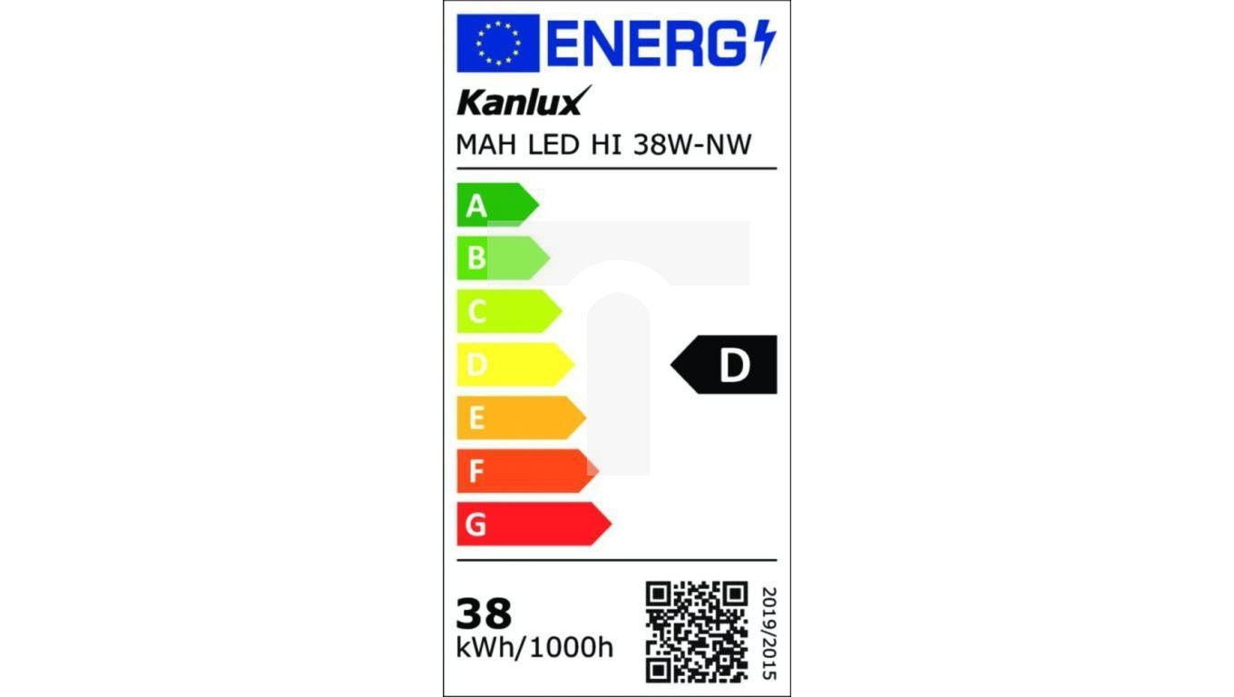 LED Airtight Light Fixture HI 38W-NW RYF 5000lm 4000K IP65 22607