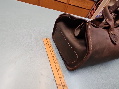 Borsa porta attrezzi vintage Klein in pelle (5115) - Foto 4 di 13