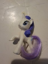 MY LITTLE PONY RARITY WHITE & PURPLE 3” ACTION FIGURE PLASTIC TOY