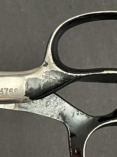 CLAUSS 3769 Scissors Straight 6" BLADE Sewing Shears USA Metal Handle 9.25" - Picture 12 of 16